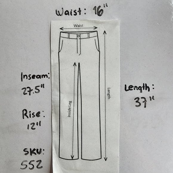 Tropical Tantrum Hawaiian Floral Blue Purple Rayon Pants Size XS - Picture 6 of 6